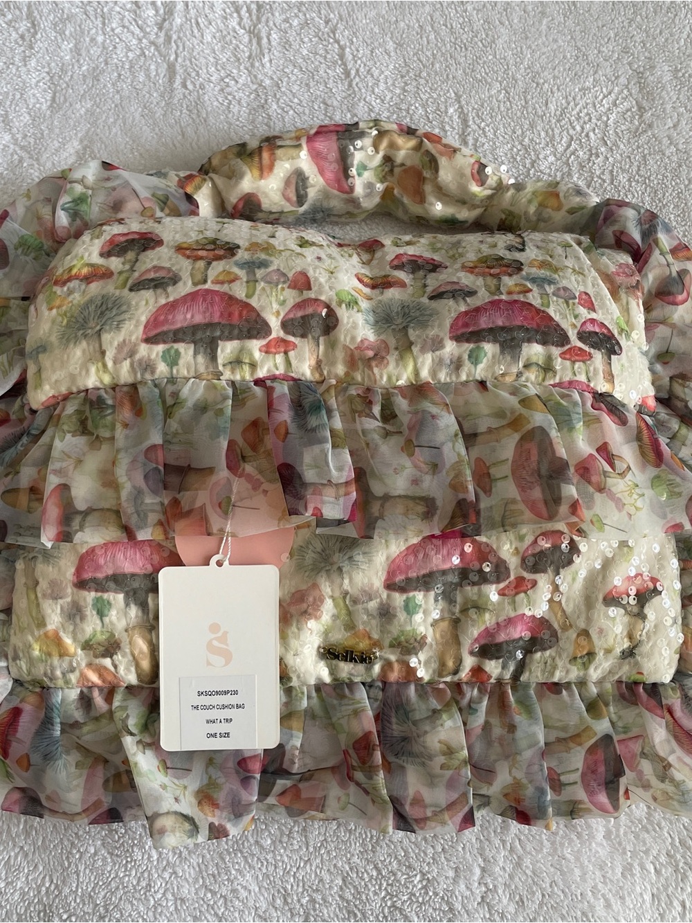 Selkie Mushroom Pillow Cushion Purse - Picture 1 of 7